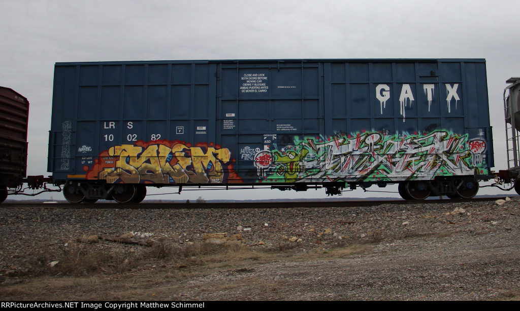 Blue GATX Box Car